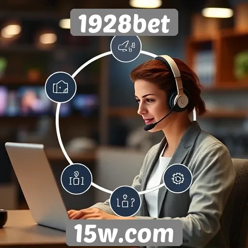 Funcionamento do suporte ao cliente na 1928bet